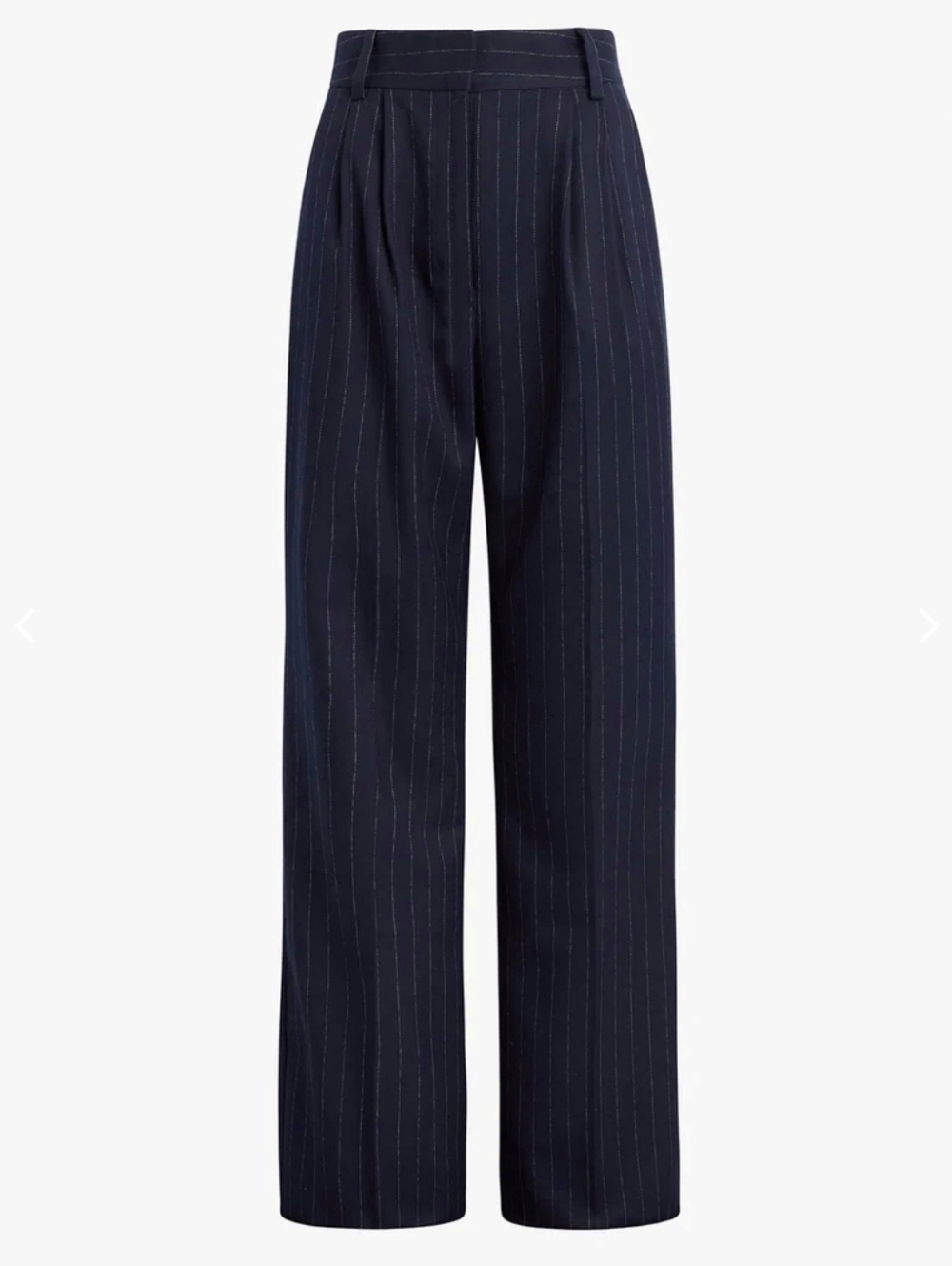 Favorite Daughter Navy Pinstripe Trousers - Picture 2 of 11